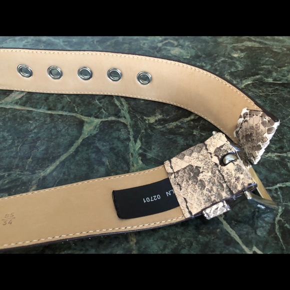 Prada peach python belt, 85/34 main image 6